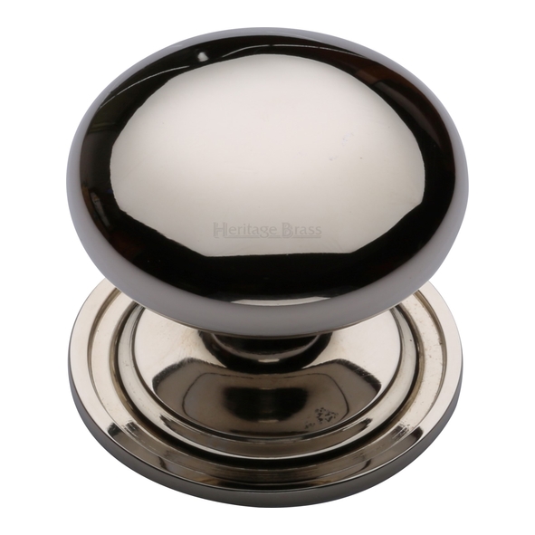 C2240 48-PNF • 48 x 48 x 42mm • Polished Nickel • Heritage Brass Mushroom Cabinet Knob